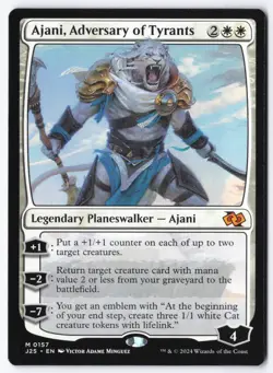 Ajani, Adversary of Tyrants M Foundations Jumpstart 157 NM - Image 1