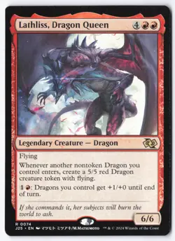 Lathliss, Dragon Queen (Anime) R Foundations Jumpstart 74 NM - Image 1