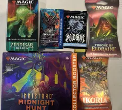 Lot Of 6x Mtg Collector Booster Packs - All Different Sets - Instant Collection! - Image 1