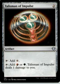 Talisman of Impulse U Starter Commander Decks 281 NM - Image 1