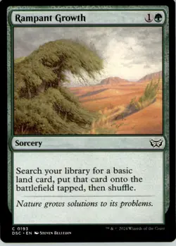 Rampant Growth C Commander: Duskmourn: House of Horror 193 NM - Image 1