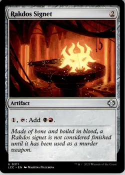 Rakdos Signet U Commander: The Lost Caverns of Ixalan 311 NM - Image 1