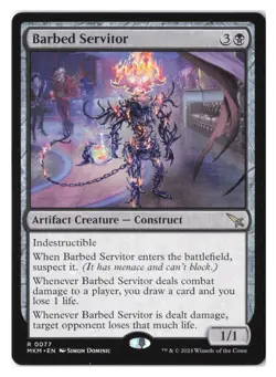 Barbed Servitor R Murders at Karlov Manor 77 NM - Image 1