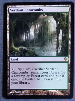 Verdant Catacombs Zendikar NM | Original Fetch Land | MTG Modern EDH - Image 1