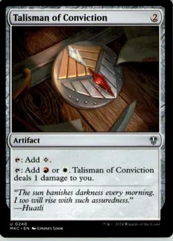 Talisman of Conviction U Commander: Murders at Karlov Manor 240 NM - Image 1