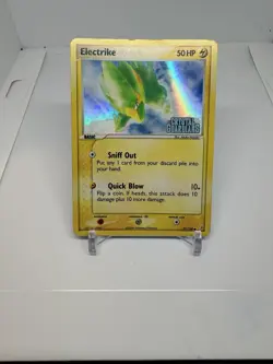Pokemon TCG Electrike 52/100 Holo Common Stamped Crystal Guardians - Image 1