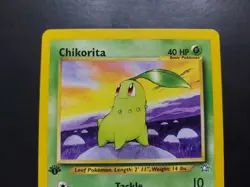 Pokemon - Chikorita 53/111 Common 1st Edition Neo Genesis - Image 2