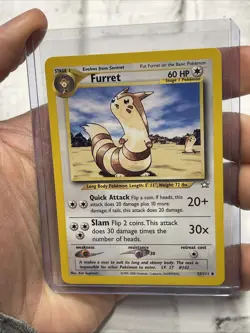 Pokemon Furret (35/111) Neo Genesis Vintage Vtg Card Uncommon Nintendo TCG NM/MT - Image 1