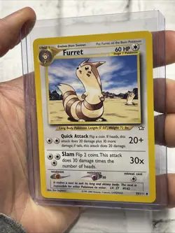 Pokemon Furret (35/111) Neo Genesis Vintage Vtg Card Uncommon Nintendo TCG NM/MT - Image 2
