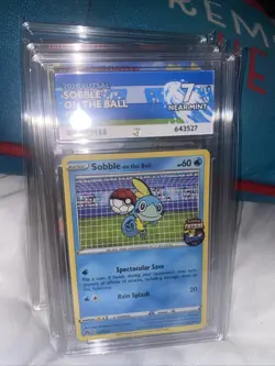 Pokemon TCG - Sobble on the Ball 005/005 - Futsal - Graded ACE 7 - Image 2
