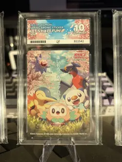 2020-21-22 Pokemon Let’s have Fun Promo Sticker Card Ace 10 Japanese - Image 3