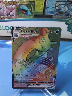 Lapras VMAX - 203/202 - Pokemon Sword & Shield Base Set Secret Rare Card NM - Image 1