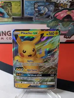 Pikachu GX - SM232 - Pokemon Sun & Moon Promo Holo Rare Card NM - Image 1