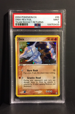 2004 Onix Reverse Holo | EX Team Rocket Returns | PSA 9 Mint | englisch Pokemon - Image 1
