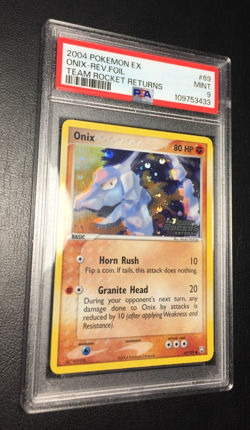 2004 Onix Reverse Holo | EX Team Rocket Returns | PSA 9 Mint | englisch Pokemon - Image 3