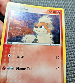 2004 Pokemon FireRed & LeafGreen #64 Growlithe Reverse Holo LP-MP - Image 3
