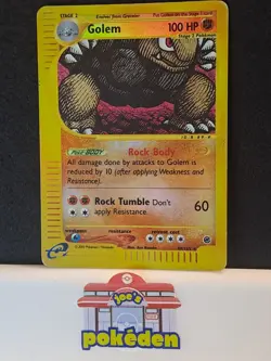 Golem - 49/165 - Reverse Holo - Expedition Pokemon TCG - MP - Image 1
