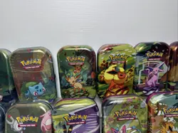 Pokemon TCG: Prismatic Evolutions - Set of 8 Mini Empty Tins + 6 extras - 268 - Image 3