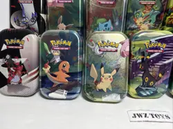 Pokemon TCG: Prismatic Evolutions - Set of 8 Mini Empty Tins + 6 extras - 268 - Image 5