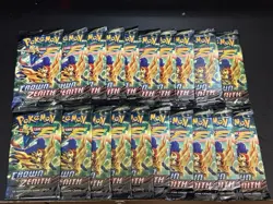 Pokemon TCG 20 Booster Pack Crown Zenith Booster Packs New Sealed - Image 1