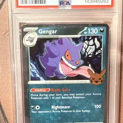 2024 Pokemon Trick Or Trade Gengar Cosmos Holo #057 GEM MT PSA 10 Holo Rare - Image 3
