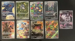 Pokemon TCG Lot 9 Illustration Rare Cards Random Sets All M/NM - Image 1