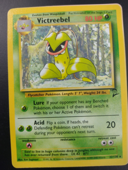 Pokemon TCG Victreebell Base Set 2 32/130 Regular Unlimited Rare | Excellent - Image 1