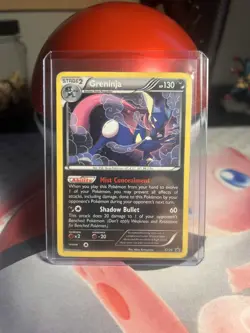 Greninja 2014 Pokemon XY Series Black Star Promo Holo XY24 Card - Image 1