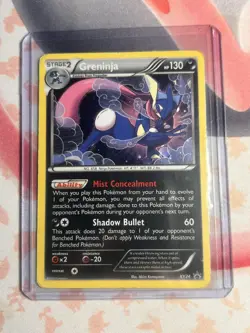Greninja 2014 Pokemon XY Series Black Star Promo Holo XY24 Card - Image 3
