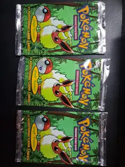 1999 Pokemon Card Game (TCG) - Jungle Unlimited Edition - Empty Booster Packs - Image 5