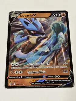 🔥 Pokemon TCG Lucario v Astral Radiance Holo Ultra Rare Card 078/189 - Image 2