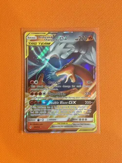 Pokemon TCG Reshiram & Charizard GX 20/214 Tag Team SM Unbroken Bonds NM - Image 1