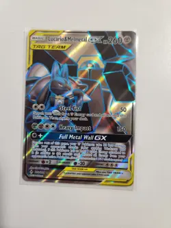 Lucario & Melmetal GX 203/214 Tag Team NM Pokemon TCG Sun & Moon Unbroken Bonds - Image 1