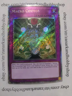 YuGiOh Macro Cosmos RA03-EN164 Platinum Secret Rare - Image 1