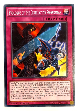 Yugioh Prologue Of The Destruction Swordsman -Common- MACR-EN075 -Used- 1st.Ed. - Image 1