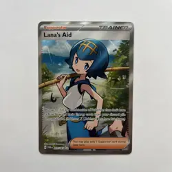 Lanas Aid 207/167 Ultra Rare Full Art Card Pokemon TCG Twilight Masquerade - Image 1