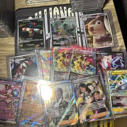HUGE Pokemon Card Lot Full Art Bundle 13 total full art ex V Pokemon cards - Image 1