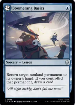 Boomerang Basics Avatar: The Last Airbender Magic MTG NM - Image 1