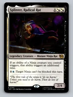 Splinter, Radical Rat R Teenage Mutant Ninja Turtles 169 NM - Image 1