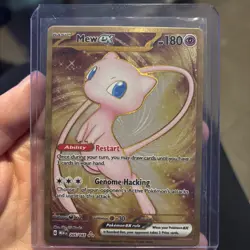 Mew Ex 205/165 Gold METAL 151 UPC PROMO Pokemon Card - Image 3