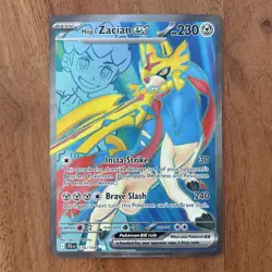 Pokemon TCG Hop's Zacian EX 176/159 S&V: Journey Together Ultra Rare NM Card - Image 1