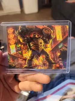 Slash, Reptile Rampager Art Card Gold Signature MTG TMNT - Image 1