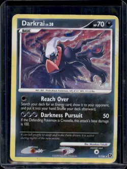 Darkrai 3/106 Great Encounters Holo Pokemon Card - HP - Image 1