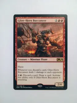 Glint-Horn Buccaneer - mTG Magic The Gathering Core Set 2020 NM - Image 1