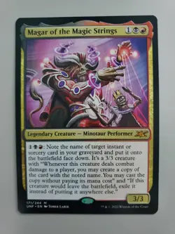 MTG Magar of the Magic Strings Unfinity Regular Mythic - Image 1