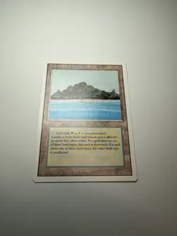 MTG Tropical Island Revised Dual Land – Light Play LP – Magic the Gathering - Image 1