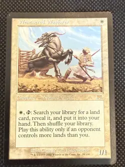 Weathered Wayfarer Onslaught Magic the Gathering Rare White Nomad Cleric MtG - Image 1