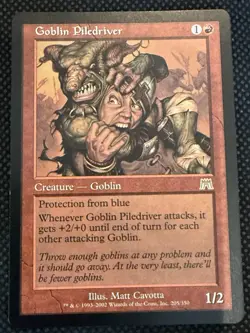 Goblin Piledriver Rare Onslaught Magic the Gathering Red Goblin MtG - Image 1