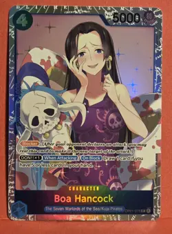 One Piece Card Game THE BEST - Boa Hancock OP01-078 SR - Japanese - Image 1