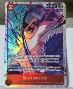 One Piece CG Boa Hancock OP12-.014 Legacy of the Master Super Rare! - Image 1